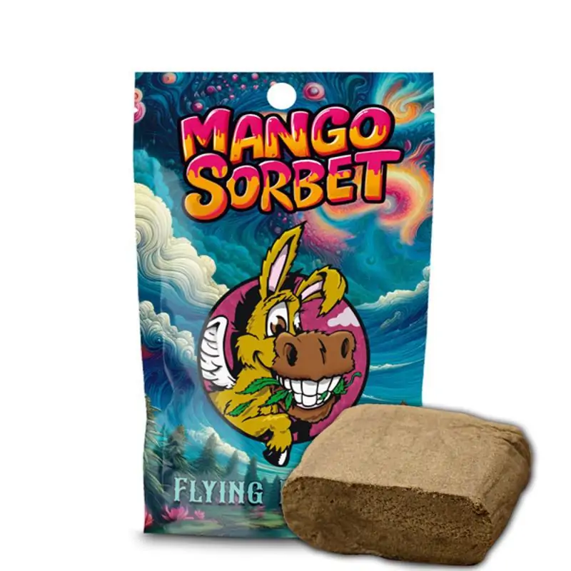 Resina de CBD Hash Flying Burrito Mango Sorbet