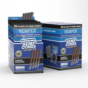 HEMPER CONOS 1.1/4 BLUEBERRY 4 CONOS