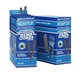 HEMPER CONOS KING SIZE BLUEBERRY 2 CONOS