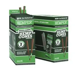 HEMPER CONOS KING SIZE NATURAL 2 CONOS