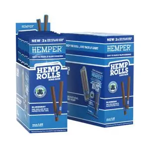 HEMPER ROLLS KING SIZE BLUEBERRY 2 ROLLS