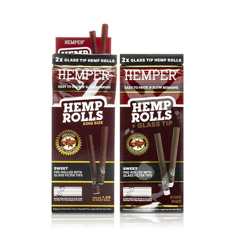HEMPER ROLLS KING SIZE SWEET 2 ROLLS