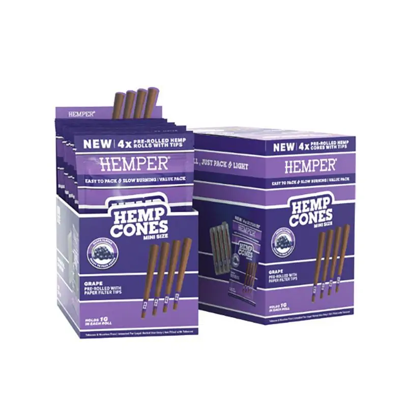 HEMPER ROLLS 1.1/4 GRAPE 4 ROLLS