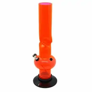 Bong Plastico Rojo 15 cm