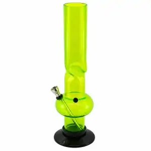 Bong Plastico Verda 15 cm