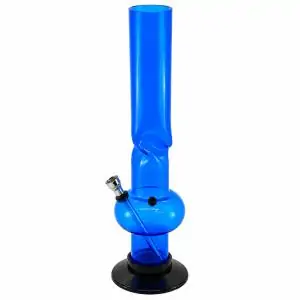 Bong Plastico Azul 15 cm