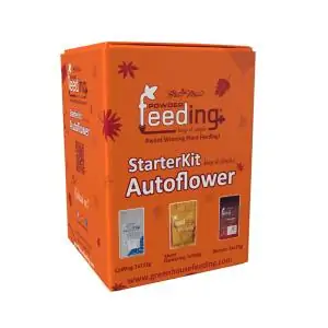 STARTER KIT AUTOFLORACION POWDER FEEDING GREENHOUSE