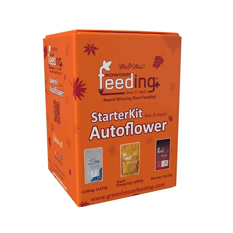 STARTER KIT AUTOFLORACION POWDER FEEDING GREENHOUSE
