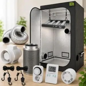 KIT ARMARIO CULTIVO LED 200W (60x60x160 CM) LED 200W