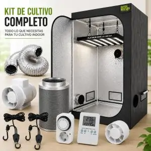 Kit Armario Cultivo LED 720W 120 x 120 x 200 cm