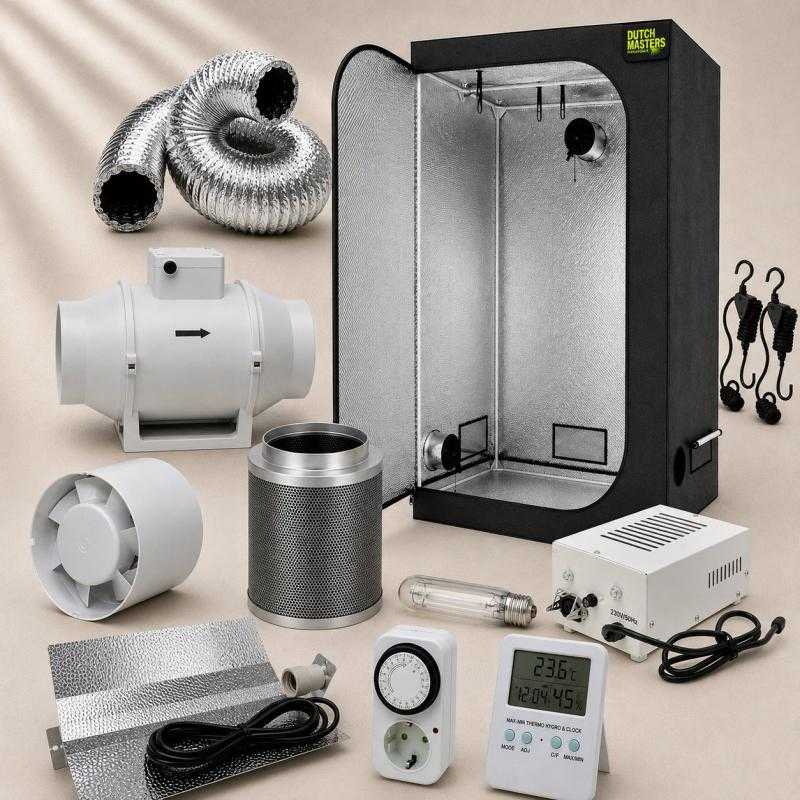 KIT ARMARIO CULTIVO DUTCH MASTER (120x120x200 CM) HPS 600W XTRASUN