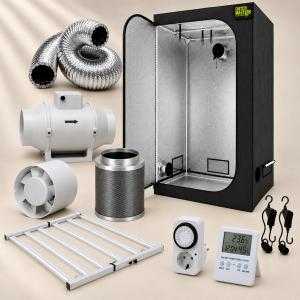 Kit Armario Cultivo LED 720W 3.0µMol 120 x 120 x 200 cm LAZERLITE