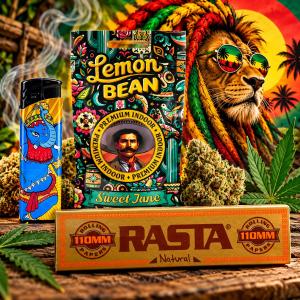 Flores CBD Indoor Lemon Bean + Mechero y Papel de Regalo