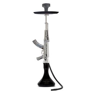 Shisha AK-47 Silver 78 cm.