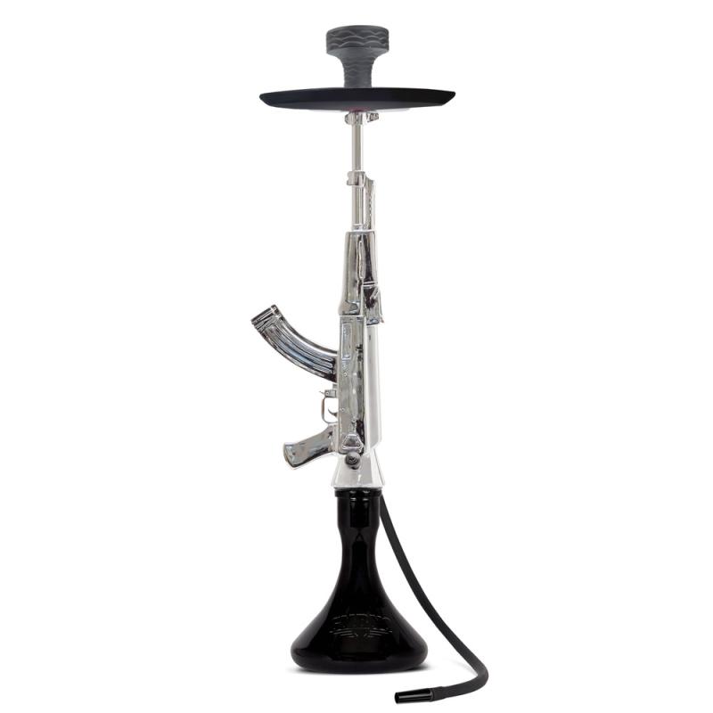 Shisha AK-47 Silver 78 cm. Shisha AK-47 Silver 78 cm.