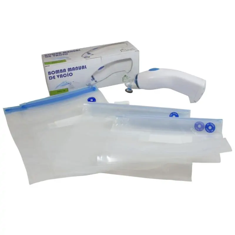 Máquina de vacío a pilas + Bolsas