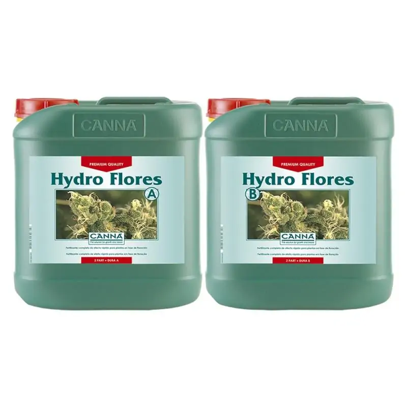 Hydro Flores A+B agua dura 5L Canna - Sativagrowshop.com