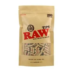 Bolsa Raw Tips Pre-Rolled 200 und