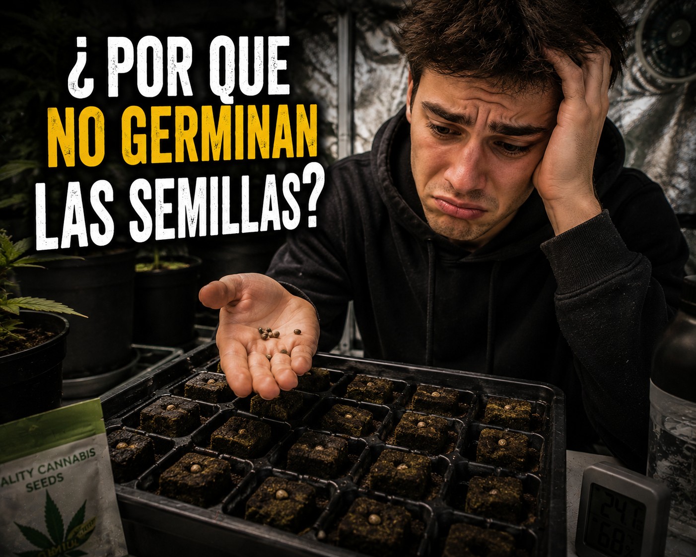 🌱 El mejor método para germinar semillas de cannabis: guía completa paso a paso