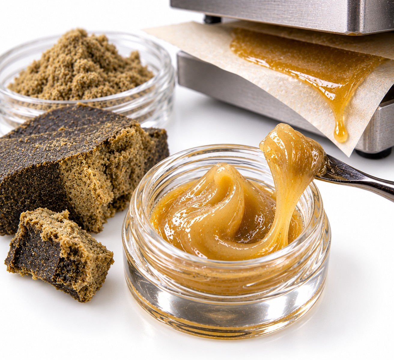 🧱 Del hachís tradicional al Live Rosin: guía de las nuevas resinas y concentrados de cannabis