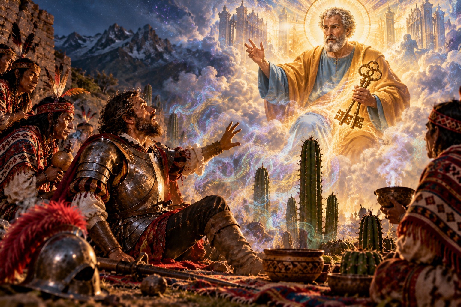 Visión de San Pedro en los Andes